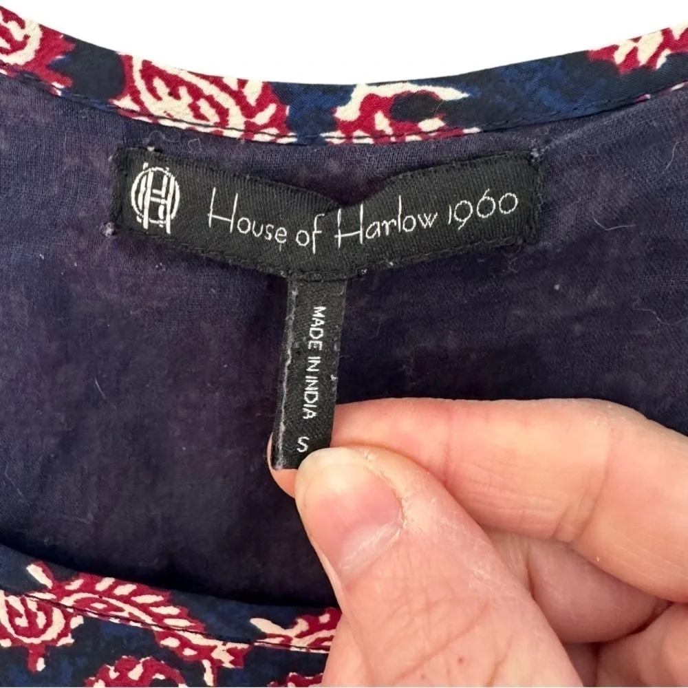 House of Harlow 1960 Babydoll Mini Dress S - Picture 5 of 8